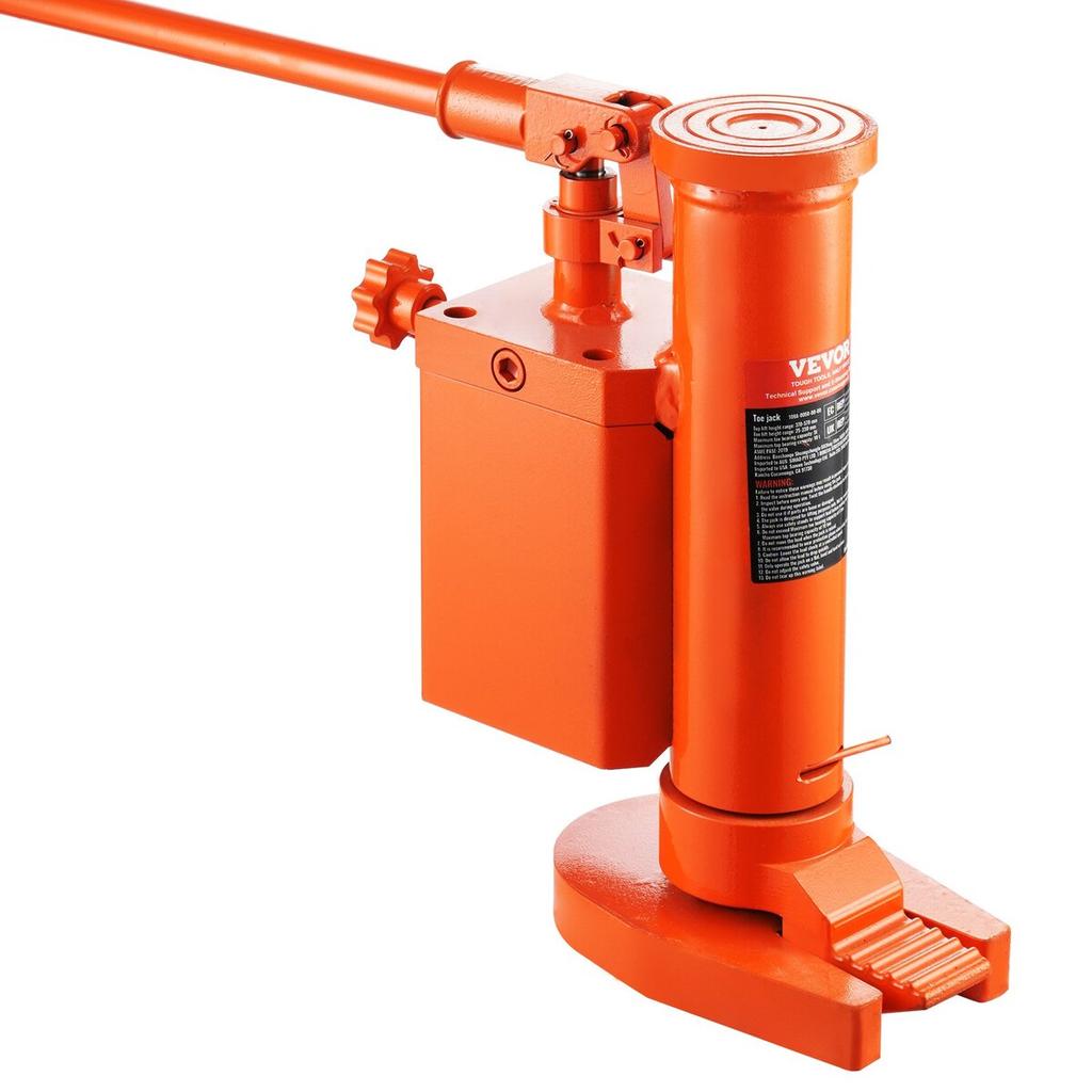 Hydraulic Machine Toe Jack Lift 360° Rotatable 5 T Toe 10 T Top Capacity
