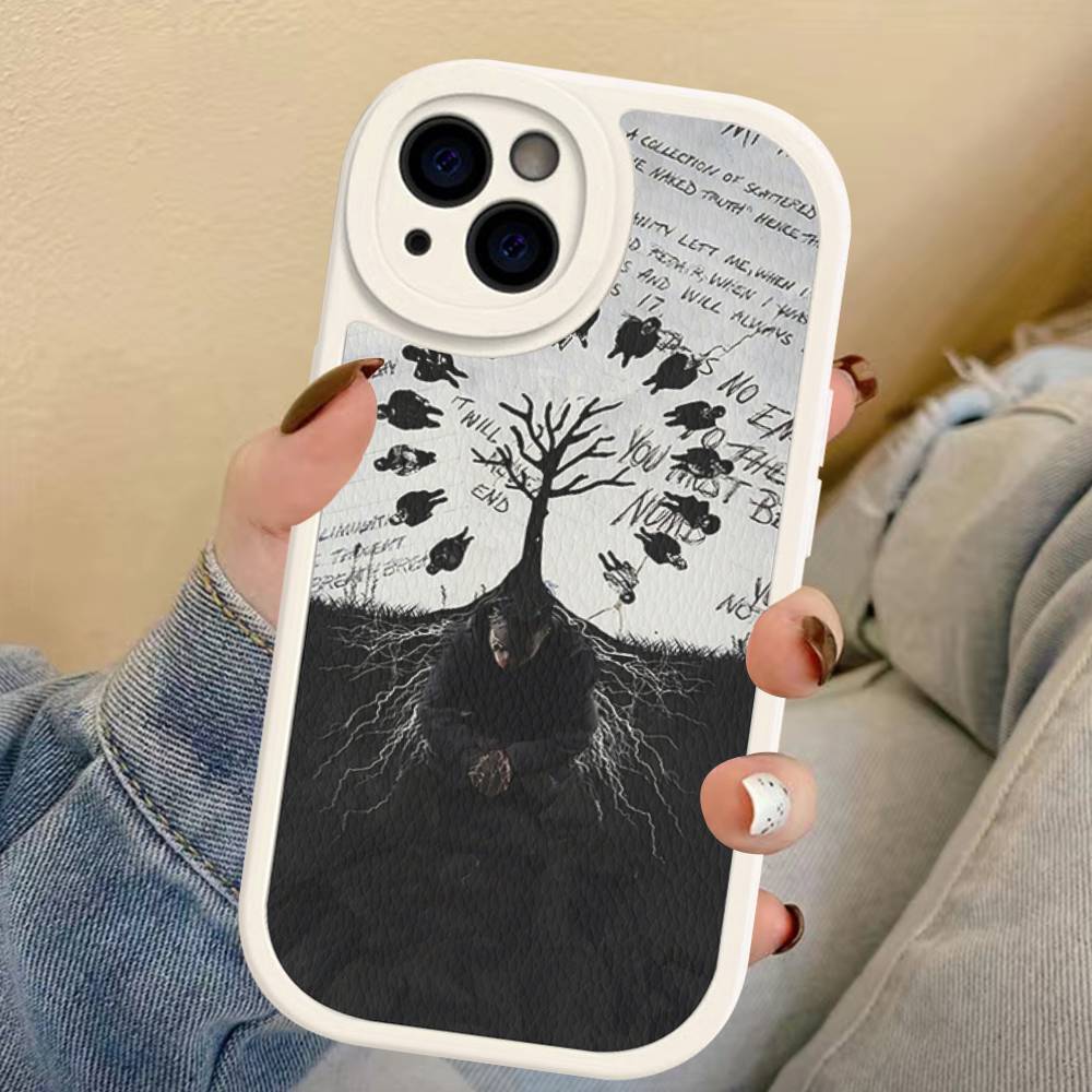 Rapper X-XXXTentacionS Phone Cover For IPhone 11 12 13 14 15 16 Pro Max Mini Plus Soft Leather Case