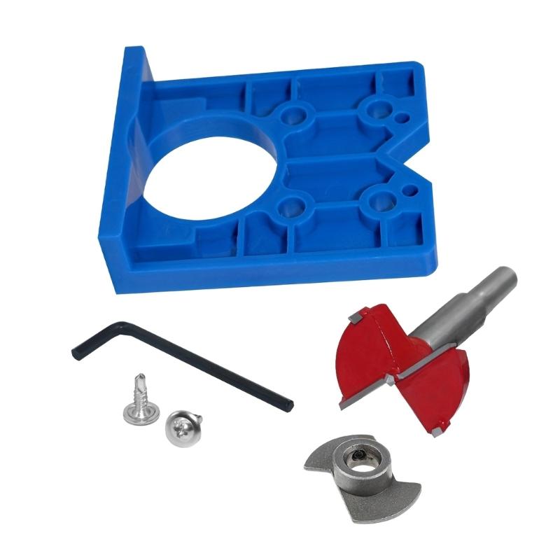 

35mm Concealed Hinges Boring Jigs Wood Furniture Door Cabinets Hinges Installation Tool Hinges Hole Drilling Guide for Carpe
