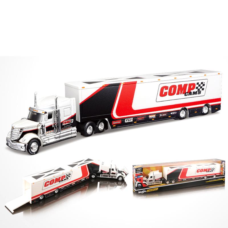 Maïsto 1:64 Mack Anthem Lonestar Up Transport Moulage Fabrication Remorque Modèle Modèle de Simulation Voiture en Alliage Collection