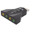 Dual Audio Interface USB Sound Card Independent Sound Card External Sound Adapter  For Headphone
