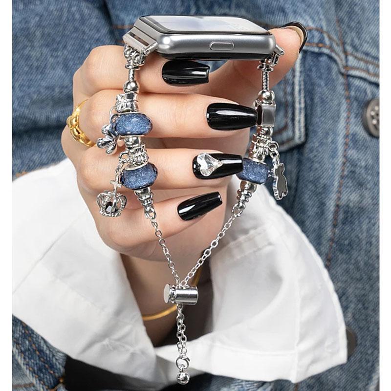 

Ремешок для часов для Samsung Galaxy Fit 3, эластичный ремешок, сменный браслет для браслета 18 мм, 20 мм, 22 мм, аксессуары Correa For Galaxy Fit 3 темно-синий