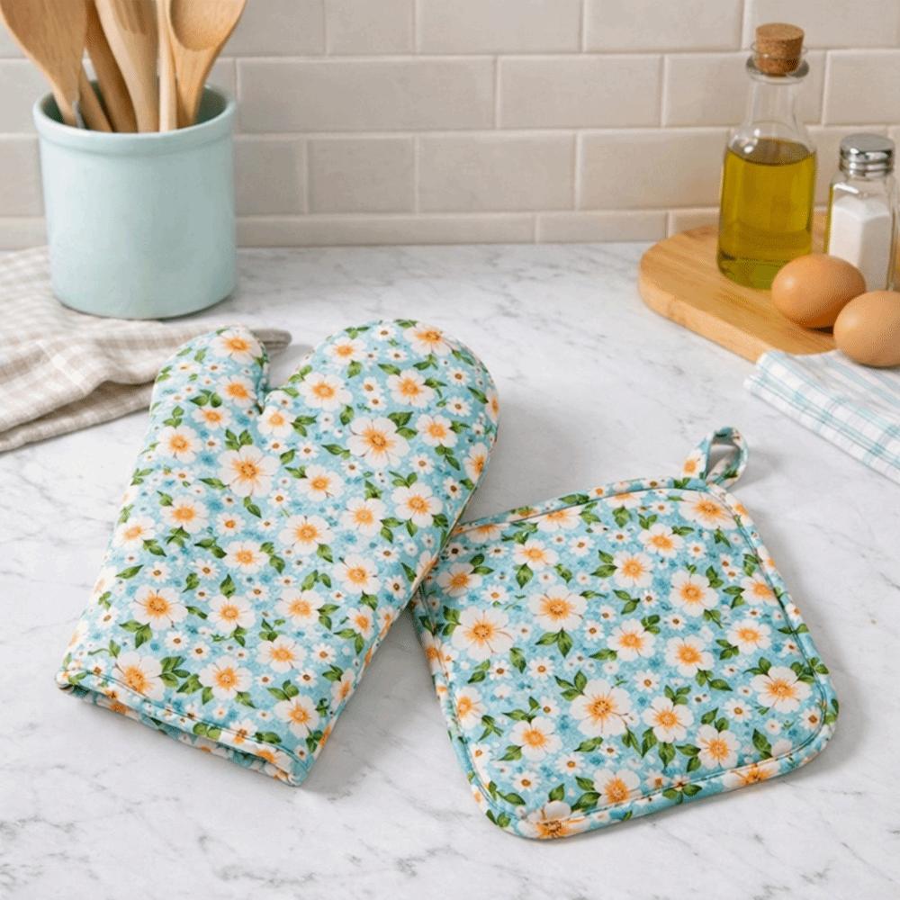 2 Stück Hitzebeständige Mikrowellenofen-Handschuhe Wärmeisolierende Hitzebeständige Handschuhe Küche Kochen