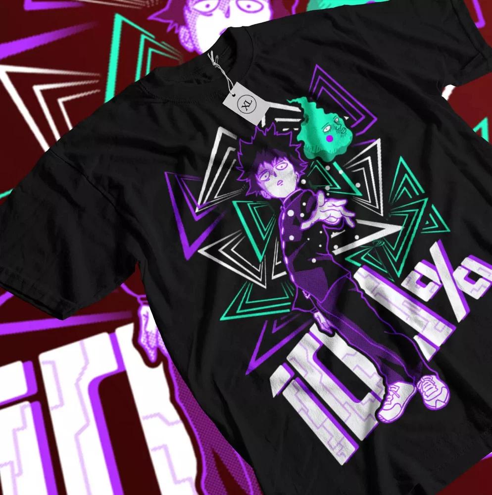 Mob Psycho 100 Cast TShirt Anime Mob Psycho Dimple Idiot TShirt Black S