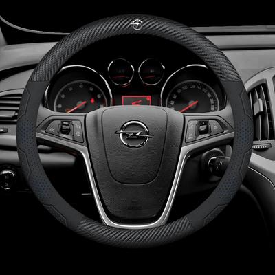 Car Steering Wheel Cover For OPCline Astra Corsa Grandland Insignia Mokka Vectra GTC Tigra Vivaro Zafira Auto Accessories