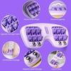 Foot Roller Massager whit Acupressure Balls Ergonomic Design Durable Plastic Non-Slip Construction for Reflexology Portable