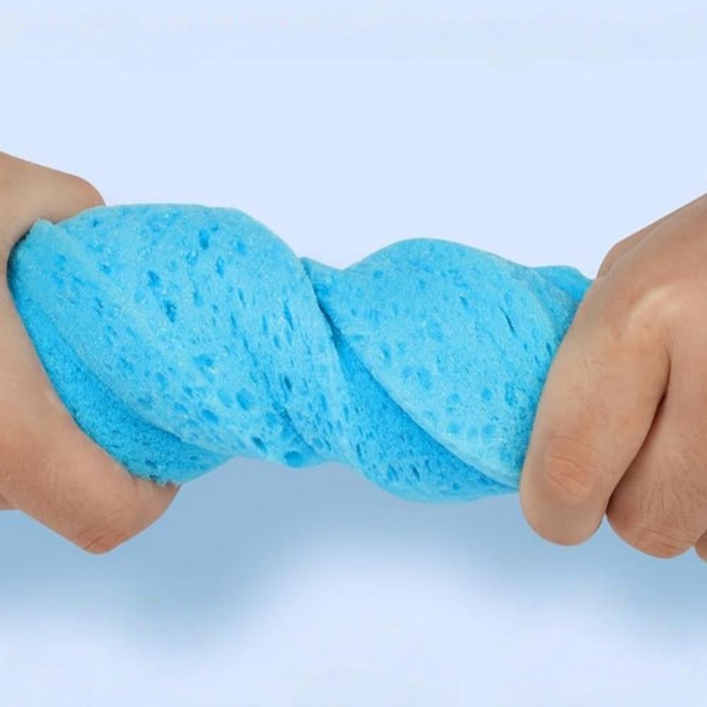 5pcs Car Wash Honeycomb 8-shaped Compressed Large Sponges High-density Car Cleaning Waxing Beauty Sponge Block Cleaning Tools