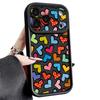 Cute Sticker Love Heart Case For iPhone 18 Pro Max Shockproof Bumper Soft Silicone Cover For iPhone 17 16 15 14 13 Pro Max 17E