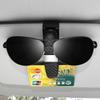 1Pc Car Sun Visor Sunglasses Holder Eyeglasses Clip Black Universal Ticket Card   Clamp Fastener Cip ABS Car Glasses Case Portab