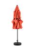 Aluminium 10ft 3 Tier Auto-tilt Umbrella (Orange) (No Base)