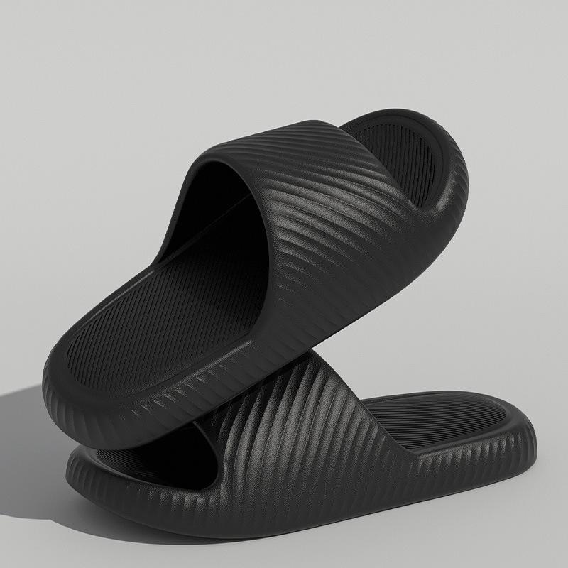 Slippers women's summer home indoor non-slip deodorant silent bath thick bottom outside wear cool slippers