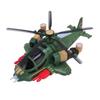 Helicopter Airplane Transforming Fighter Plane Toy with Musical and Lights for Toddlers Children