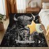 1PC Custom Name Warrior Spirit Theme Floor Mat Ideal for Living Room, Game Rooms, Office, Bedroom Floor Mat Playful Design