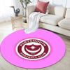 Portsmouth F.C,Round Area Rug,Carpet Rug for Living Room Bedroom Sofa Playroom Decor,Non-slip Floor Mat