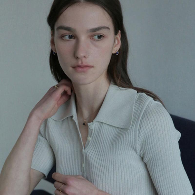 Modernlike 14k Gold-filled Silver Cast Birthstone Gemstone Necklace, Turquoise, Blue, Red, 12 Kinds To Choose from