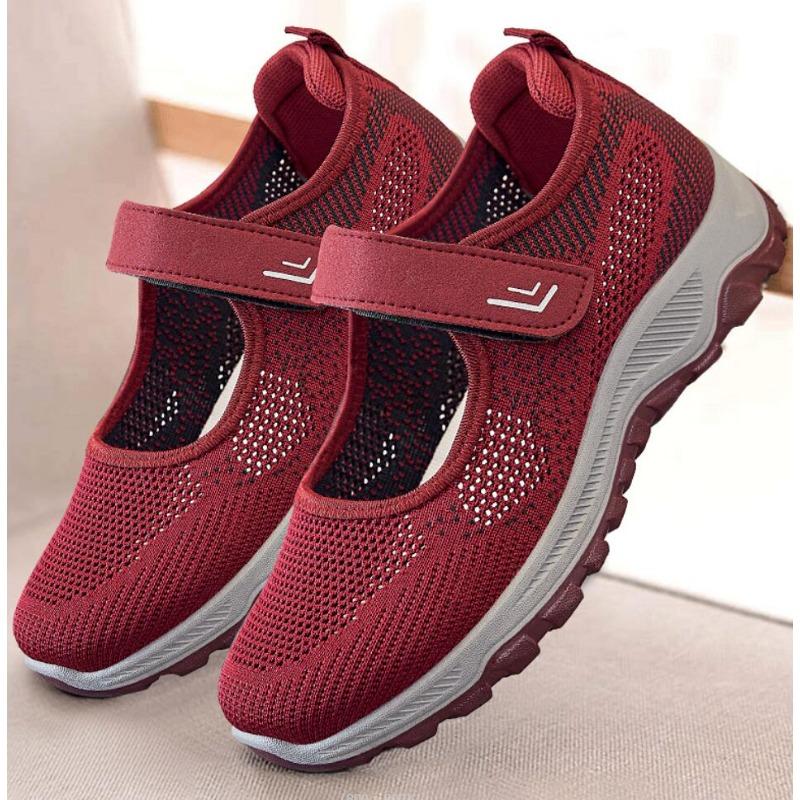 2026 Women Sneakers Comfortable Mesh Ladies Flats Soft Platform Shoes Summer Breathable Woman Mesh Casual Walking Shoes
