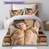 Rudy Pankow JJ Maybank Pattern Bedding,Quilt Set Quilt Cover Pillowcase Home Birthday Gift(1 * Duvet Cover + 2 * Pillowcase, Without Core)