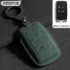 Suede Car Key Case Cover Shell Holder Protection For Land Rover Range Rover Sport Velar Evoque Freelander2 Discovery Accessories