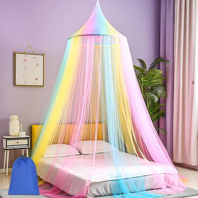 When Traveling, Mosquito Net, Hanging Bed net,Bed, White, Large, Girls Bedspread