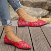 Fashion Women Flats Shoes Comfortable Pointed Toe Shallow Loafers Spring and Autumn Lightweight Casual Sneakers Outdoor Shoes for Women