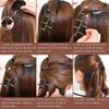 1/3/5pcs Effortless Hair Styling With Hair Twist Styling Bun Maker Braider Roller Hook For Women