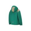 Li Ning Running Series Color Block Zipper Hooded Long Sleeve Sports Windbreaker Women outerwear Cloud-White Storm-Green AFDT896-1