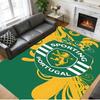 Anti‑Slip Crystal Velvet Floor Rug, Sporting Cp Design Carpet for Indoor Living Bedroom Home Decoration