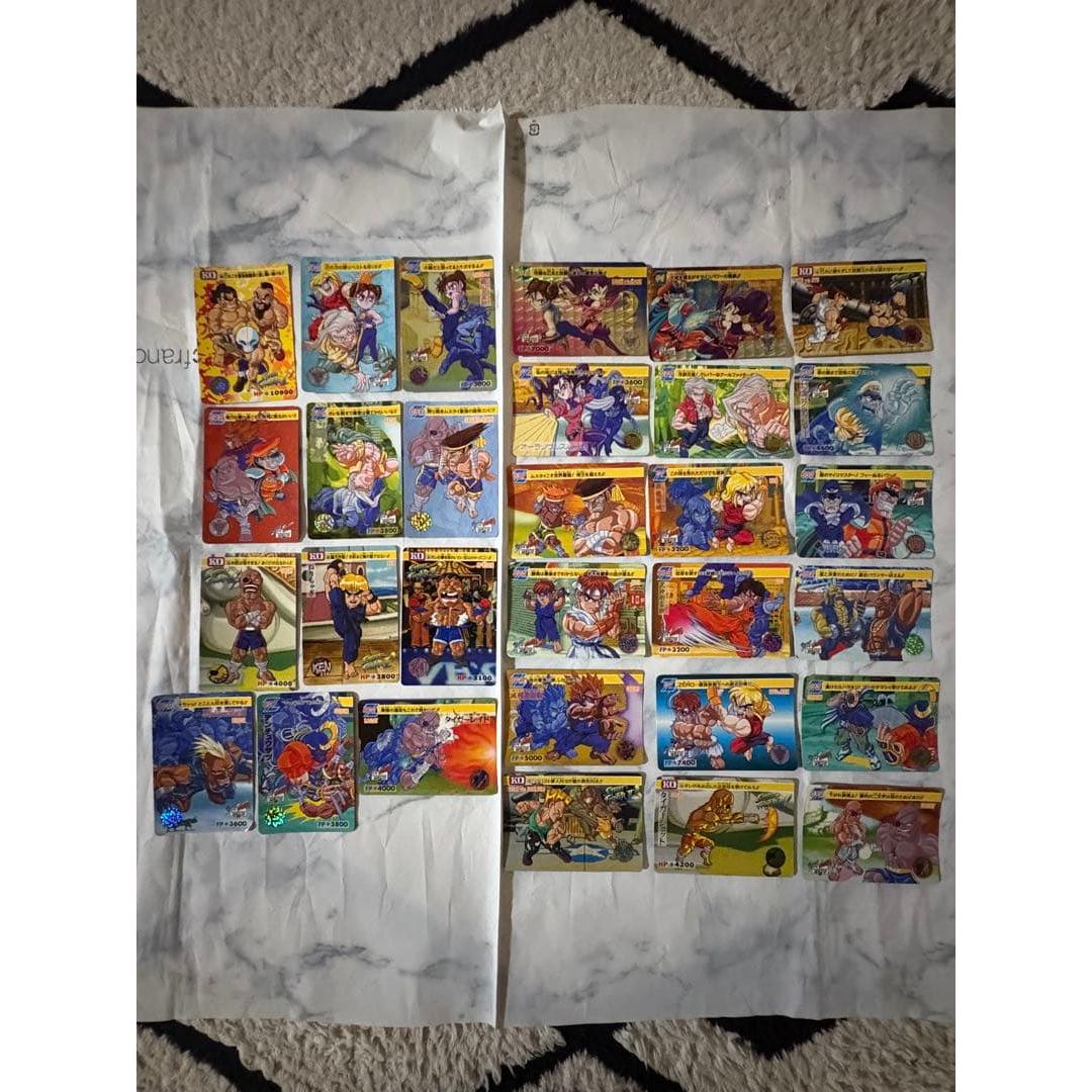 Used Street Fighter II Carddass bulk sale