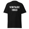 Vintage 1963 Funny T Shirt Mens Womens Tees Top Tee Gift Idea Birth Year