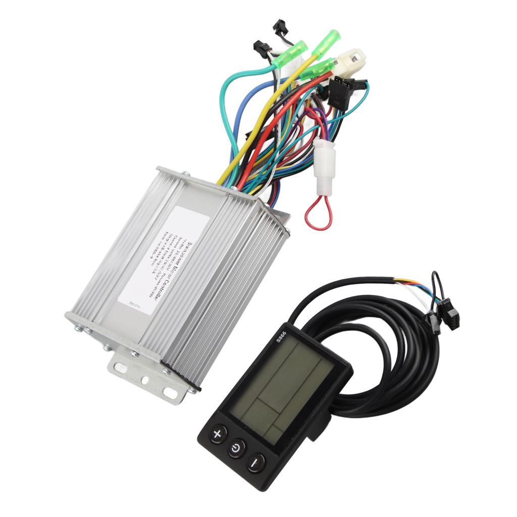 Brushless Motor Controller Aluminum Alloy Notch Shell Heat Dissipation Electric Intelligent Controller with LCD Display