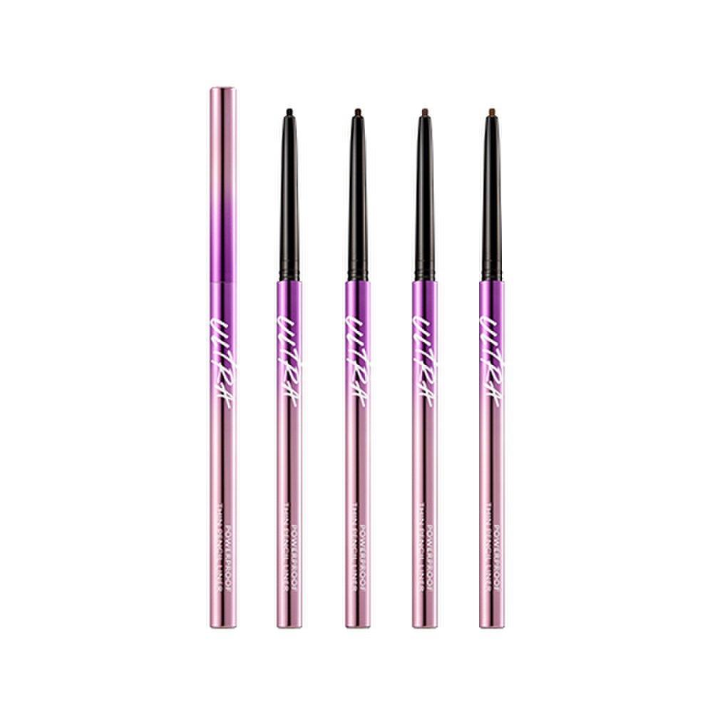 

[MISHA] Ultra Powerproof Thin Pencil Liner 4 types Real Brown