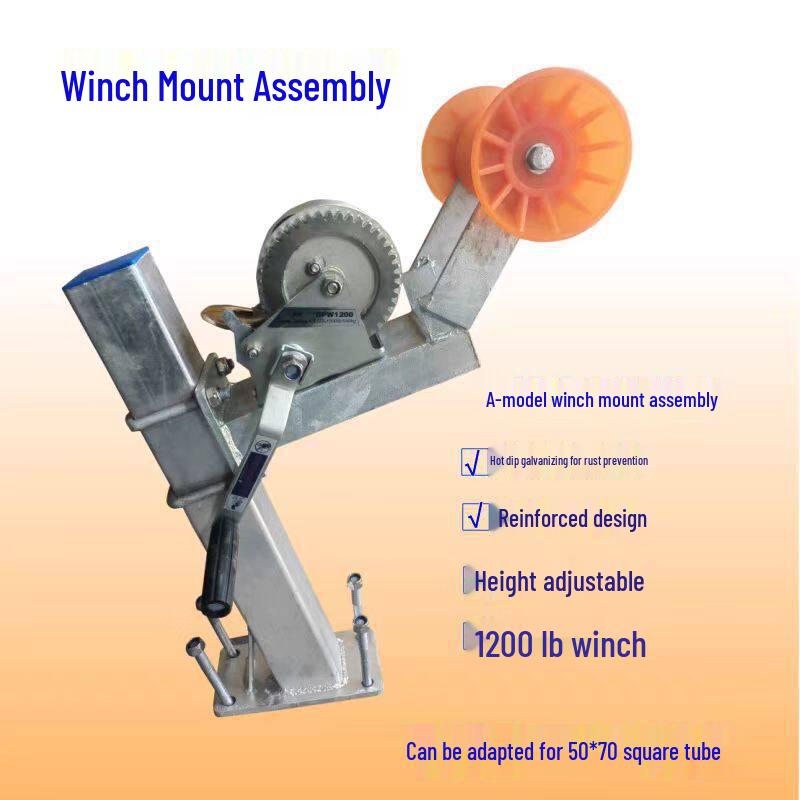 Winch Mount for Yacht, Boat, Jet Ski, Inflatable, and RIB Trailers