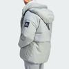 New Adidas MYSHELTER Down Jackets Men Light Gray Blue HZ5699