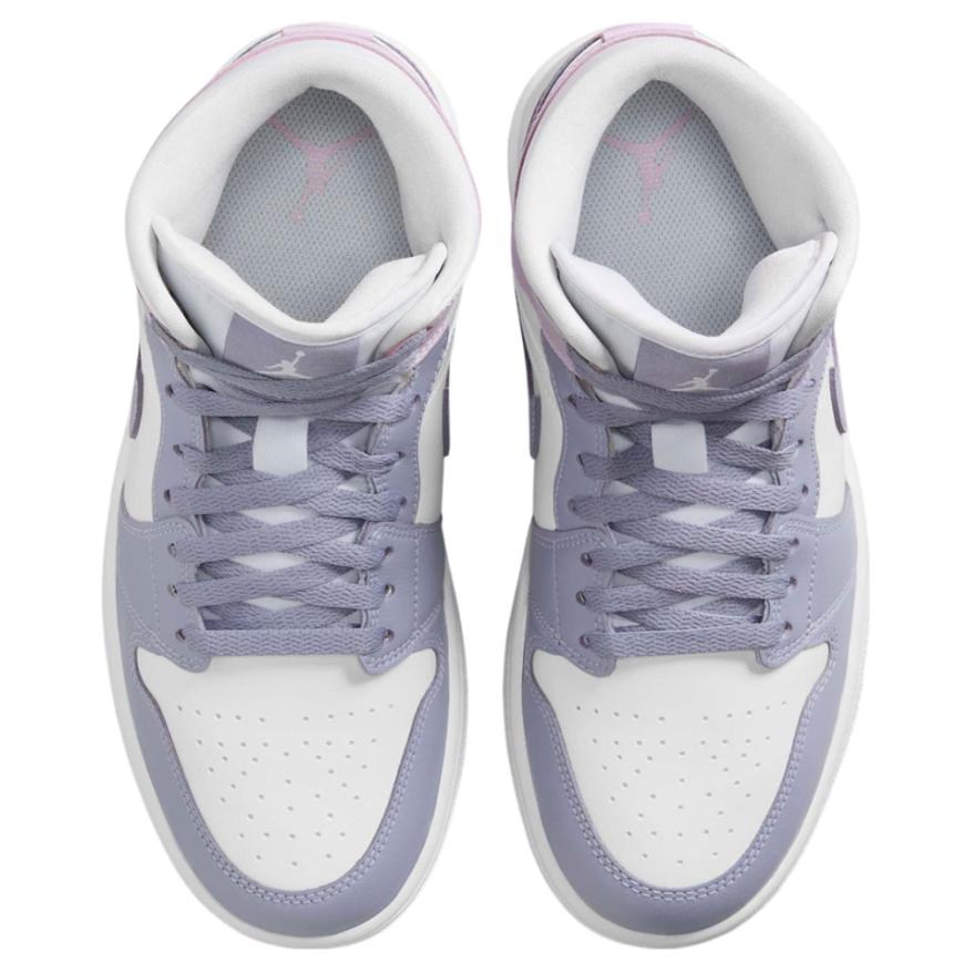 Jordan 1 Mid Indigo Haze Doll White Women's BQ6472-510