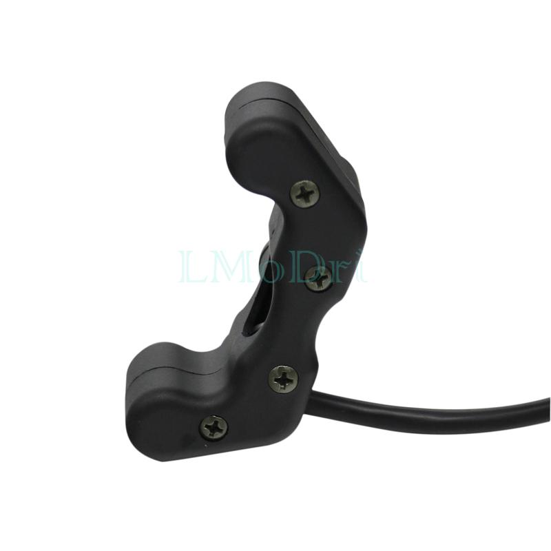 LMoDri 5 Button Motorcycle Switch 7/8" 22mm Handlebar Switches Headlight Hazard Brake Fog Lights ON-OFF Buttons ATV Scooter