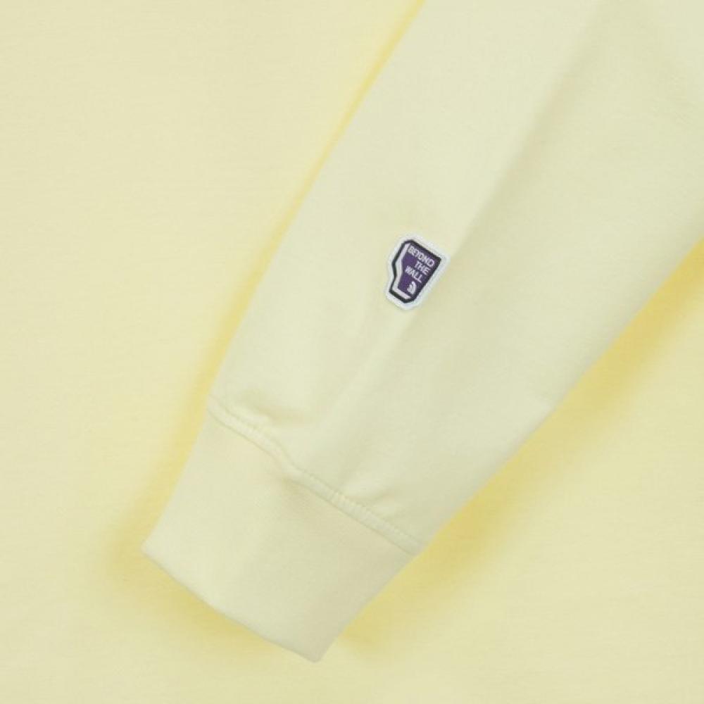 The North Face Men S Overall Long Sleeve Tee Light Yellow nt7tS00d