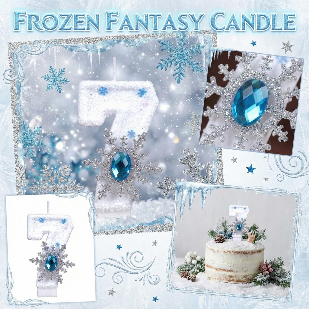 Fashion Cartoon Creative Birthday Candles Party Digital Candles