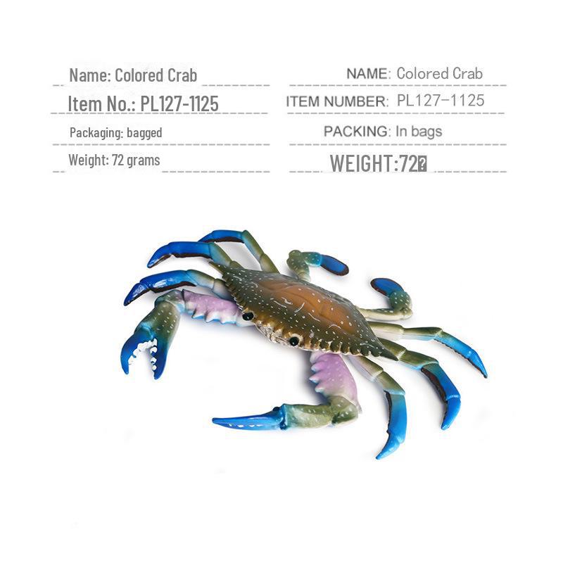 Cross-Border Marine Simulation Toy: Crab & Lobster Models for Kids