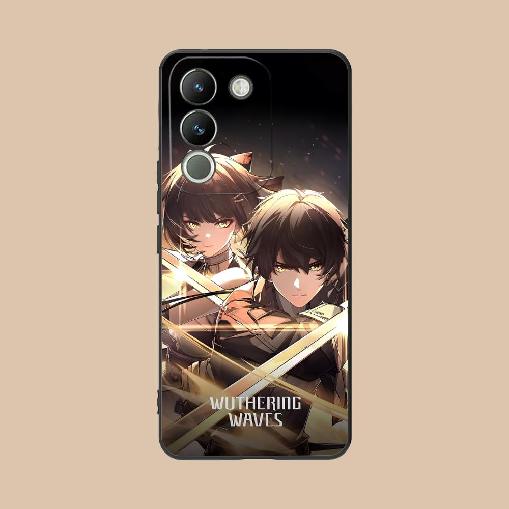 Wuthering Waves Rover Matte TPU Mobile Phone Case for VIVO V60 V50 V40 V30 V29 V27 V25 V23 Pro Lite 5G Colorful Printing Cover