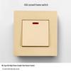 220V Single-Phase Rocker Switch Panel for High-Power Air Conditioners and Water Heaters