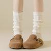 Knitting Lolitas Knitted Socks Cute Sweet Long Stockings New Warm Foot Cover  Women Girls