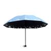 Ten-bone sunshade flower double-sided printed flower umbrella large folding umbrella outdoor small fresh weather and rain sun umbrella sun umbrella
