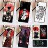 Samurai Krieger Geisha Hülle Für Samsung Galaxy S23 FE S20 S21 S22 Ultra S8 S9 S10 Plus Note 10 20 Ultra Weiche Hülle
