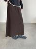 Taoguan Korean Elegant Thick Knit Midi Skirt, Women's Winter Slimming A-line Long Skirt YL718