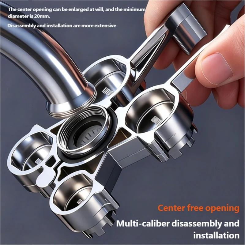 Faucet Aerator with Removal Wrench Tool Water Saving Flows Restrictors Tap Bubblers for Bathroom or Kitchen Sink