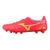 Mizuno Morelia Neo 4 Confortável Versátil FG (Borrachas Tachas Longas) Sapatos de Futebol Masculinos com Absorção de Choque Antiderrapantes Duráveis P1GA233064