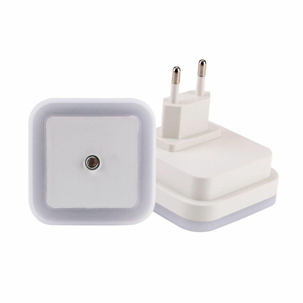 

Мини милый настенный светодиодный ночник с автоматическим датчиком для спальни, детской комнаты, коридора, лестницы, ЕС/США 110 В 220 В US белый