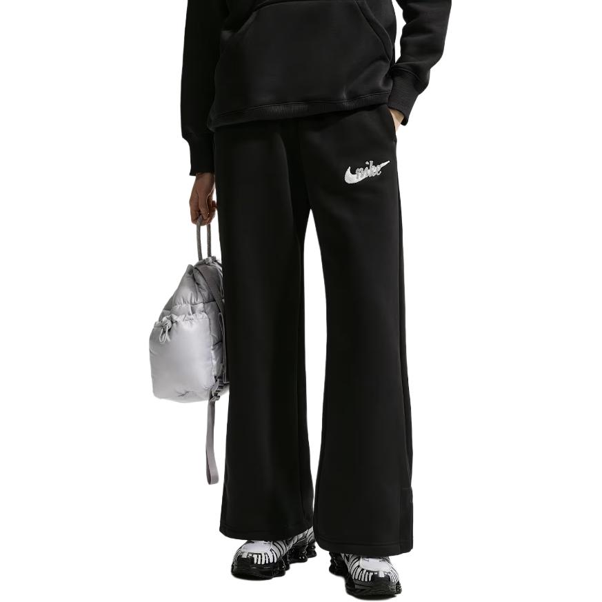 Nike Sportswear Phoenix Fleece High-Waisted Loose Wide-Leg Casual Pants Women bottoms IM9837-010 L