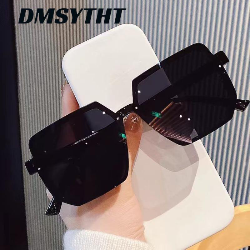 Non-polarized Big Frame Vintage Sunglasses Women Men Square Sun Glasses Retro Eye Glasses Goggle for Male Female Polygon Sunglasses