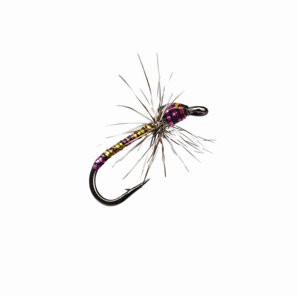 5/10Pcs Reflective Fly Fishing Lures Artificial Bait Hooks Bass Trout Salmon Fishing